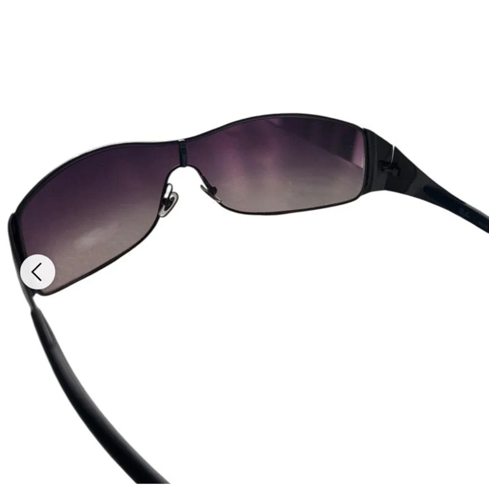 RARE Ray-Ban Shield Wrap Sunglasses Black (RB3321) READ